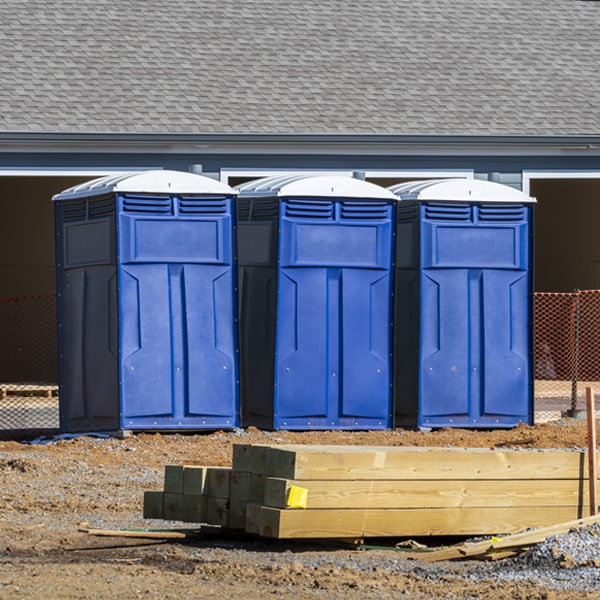 is there a specific order in which to place multiple porta potties in Sheldon